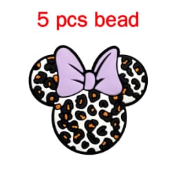 5pcs Silicone Cartoon Beads DIY Pacifier Chain Baby Oral Care Pacify Accessory Part
