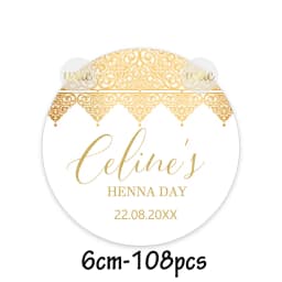 Custom Henna Water Bottle Labels Stickers Self Adhesive Candy Wrap Bridal Shower Decor Personalized Text