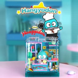 AREA-X Sanrio Series Kuromi Hellokitty Cinnamoroll Building Blocks MOC Creative House Ornament Model Bricks Toys For Adult Gifts