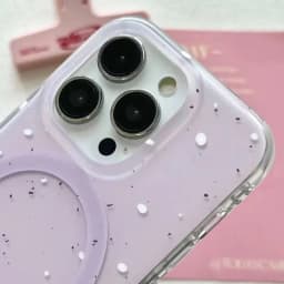 Magnetic grape purple splashed ink phone case with holder For iPhone 11 12 13 14 15 16 17 18 pro max
