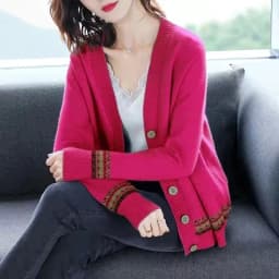 Big Size 4xl Printed Sweaters Cardigan Women Causal Slim Knitted Gilet Jackets Elegant Vintage Knitwear Coats Thin Malhas Casaco