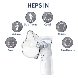 Mini Portable Medical Silent Mesh Nebulizer: Handheld Asthma Inhaler Atomizer, for Children Health Care & Home Humidifier Use