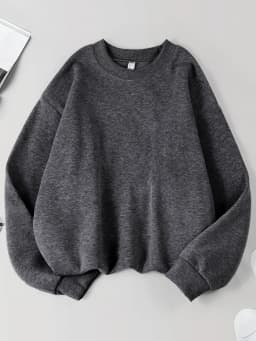 Man Solid Sweatshirts Comfortable Soft Pullovers Autumn Fleece Hoody Loose Casual Clothing Multicolor All-Match Sportswears