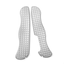 1Pair Titanium Alloy Handle Scales for 111MM Swiss Army Knife Patch with Slots for Toothpick Tweezers Modification Accessories
