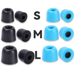Replacement Memory Foam Ear Tips for 4.5mm Connect Hole S/M/L EarPlug Soft Foam Earbud Tips for in-Ear Headphones Ear Pad Cover