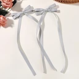 2pcs Long Tassel Ribbon Hairpin Cute Candy Bow Clip for Women Girls Party Gifts Headwear Side Clips Hair Accessories Wholesale