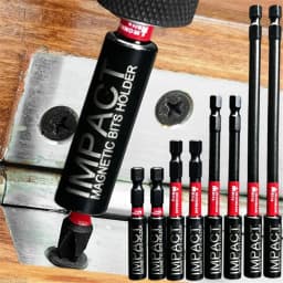 Impact Magnetic Extension Rod 60/75/100/150mm Power Drill Bits Holder 1/4" Hexagon Rust Resistant Screwdriver Hardware Tools Kit