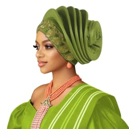 Already Made African Headtie Turban Cap Lady Head Wraps Nigerian Diamond Wedding Auto Gele Party Headgear Headpiece Hat Outfits