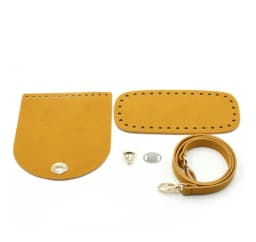 1Set Handmade Handbag Bag Set Leather Bag Bottoms With Hardware Package Accessories HandBag Shloulder Straps DIY Women Backpack