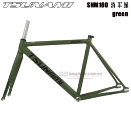 TSUNAMI SNM100 Bicycle Frame Fixed Gear Carrier Kit 49cm 52cm 55cm 58cm Aluminum Racetrack Frame Multi-Color Options