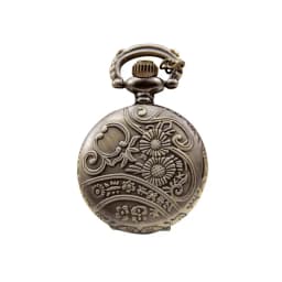 Bronze Delicate Deer Clamshell Pocket Watch Necklace Small Pocket Watch Gift Pocket Cheap Children's Toys