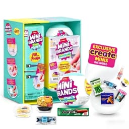 Zuru Mini Fridge Stuffing Toy Tide Play Blind Box Stuffing Fridge Ball, Blind Box Random Mini Model Toy Child Ideal Gift