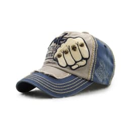 High Quality Fist Rivet Element Embroidery Cotton Adjustable Baseball Cap Hip Hop Hat Trucker Caps Dad Hats