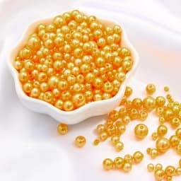 150Pcs Mix Size 3-8mm Beads With Hole Colorful Pearls Round Acrylic Imitation Pearl for DIY Jewelry Making Necklace Bracelet
