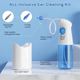 Ear Wax Removal Manual Ear Cleaner Water Earwax Removal Kit Ear Irrigation Flushing System Ear Cleaning Kit Safe and Effective