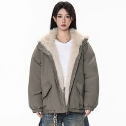 Women's Winter Down Jacket Plush Collar Winter Woman Clothes Luxury Padding Lightweight Puffer Women Brand Luxury Down Jackets
