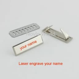 50-100PCS Laser YOUR NAME 45*13MM Metal Label Long Rectangle Purses Label Tags Metal Logo For DIY Handbag Bags Metal Labels