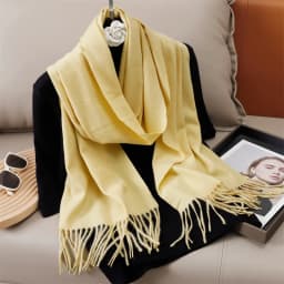 51Color Solid Women Winter Scarf Warm Thicken Cashmere Shawl Outdoor Tassels Pashmina Lady Wrap Windproof Scarves Fashion Luxury