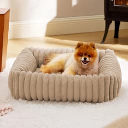 Luxury Bed for Small Dog Warm Cat Sofa Nest Pet Comfortable Plush Puppy Bed Removable Washed for Small Animal Dog Pet Supplies