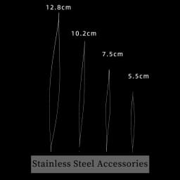 10Pcs/lot Stainless Steel Beading Needles Kit Big Eye Needle Curved Eye Needle For Jewelry Making DIY Handmade Craft Accessories
