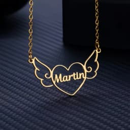 Personalized Customization of Name Pendant Necklace with Different Fonts and Styles for Perfect Party and Holiday Gifts Family