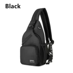 KISMIS Messenger Shoulder Multi-functional Men's and Women's Backpack Chest Bag Travel Backpack with Headphone Hole