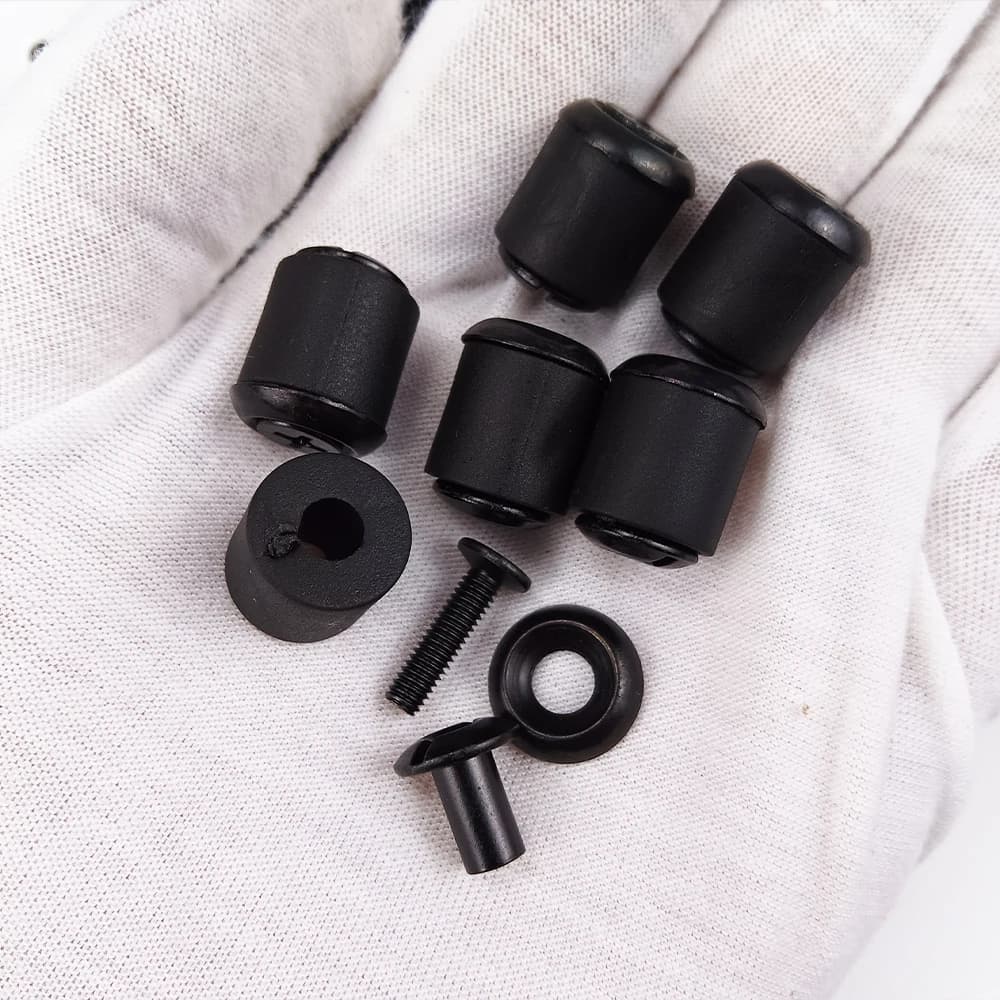 4 Sets Kydex Holster Screw Parts Fast-dialing Sheath Screw Fittings Making K Sheath DIY Waist Clip Screw Accessories
