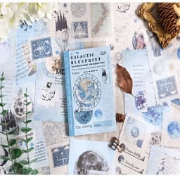 Mr. Paper 4 styles 40 sheets/book retro creative sticker book washi paper cut film handbook DIY sticker book material paper