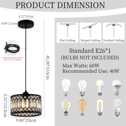 Black Crystal Chandelier Ceiling Light Iron Art Modern LED Pendant Lamp for Living Room Bedroom Home Decor Pendant Lights