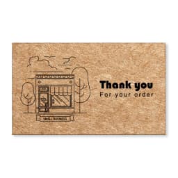 9.0x5.4cm Pink Black Foil Stamp Greeting Label Custom Thank You Cards For Small Bussiness Gift Box Decoration Packaging Supplies