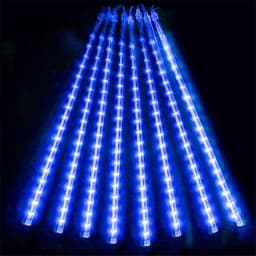 LED Meteor Shower Lamp Waterproof Snow Falling Raindrop Icicle Fairy Lights 50cm 8 Tubes Wedding Christmas Garland String Lights