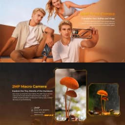 Oukitel WP66 Rugged Phone 12GB+512GB 6.6'' Android 16 Dimensity 7025 108MP Camera 33W NFC 5G Smartphone