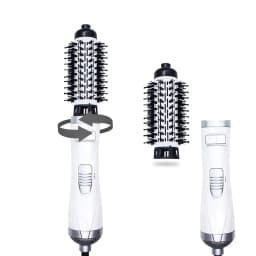 Automatic Rotating Hot Air Brush 2 In 1 Hair Salon Hair Brush Comb Straightener Brush And Volumizer Hot Air Brush For Home