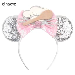 Fashion Moana Ears Headbands For Kid Hook Bow Maui Hair Accessories Women Frangipani Flowers Hairband Girl Spiral Conch Headwear