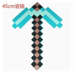 30~45cm Minecrafte Foam Sword Blue Purple Grey Axe MC Shovel Diamond Pickaxe Yellow Sword My World EVA Toy for Outdoor Cos Toys