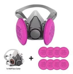 6200 2097 Filter Goggles Half Face Reusable Respirator Mask Epoxy Dust Paint Organic Vapor Welding Wooding