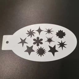 PET Stencil For Face Body Face Painting Paint Reusable Templates For Body Arts Cosplay Halloween Christmas Party
