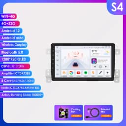 Hizpo 9" Android 13 For Suzuki Grand Vitara 3 2005-2015 Car Radio Multimedia Video Player Navigation GPS 2 Din Carplay 7862 RDS