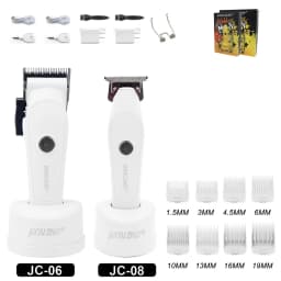JUCAI Mini Candy Professional Hair Clipper for Men 7200RPM Brushless Motor Phantecho DLCBlade Base Charger Haircut Machine