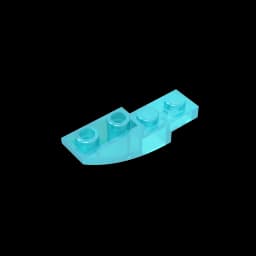 Gobricks GDS-731 BRICK 1X4X1 INV. BOW compatible with lego 13547 children's DIY Educational Building Blocks Technical