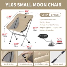 Naturehike 2024 Camping Chair Ultralight High Load Folding Quick Build Garden Chair Outdoor Foldable Picnic Beach Moon Chair