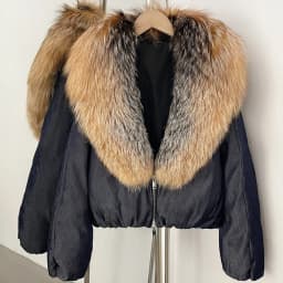 OFTBUY 90% White Duck Down Coat Luxury Winter Puffer Jacket Women Female Real Natural Fox Raccoon Fur Thick Warm Parkas