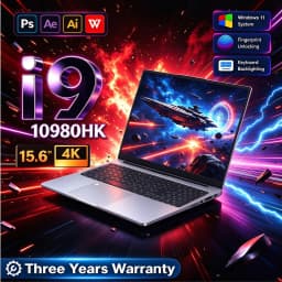 15.6' Windows 11 Pro Laptops Intel Core I9-10980HK 16GB RAM 1TB SSD Office Gamer Study Notebook Computer PC