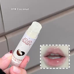 Jasmine Flower Hydrating Lip Balm Coconut Grape Apple Fruity Fresh Moisturizing Cream Anti Dryness Nourish Lip Care Jelly Gel