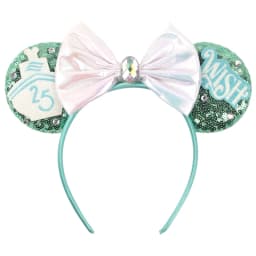 Cartoon Cute Mouse Ears 25th Anniversary Commemoration DIY Mouse Ears Magic Cruise Sparkle Bow DIY Headwear Adults Hairbands