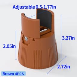Adjustable Splint-Type Furniture Protection Pads: Moisture-Proof, Shockproof; Fit Table/Chair/Stool Legs, Heightens