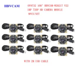 OV9732 100degree HBVCAM- W20217 V22 USB Camera Module with Fully Optimized Firmware For Autodarts