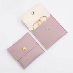 High-end PU Leather Jewelry Packaging Bags Flap Snap Necklace Ring Bracelet Earrings Gift Storage Jewelry Organizer Pouch Joyero