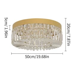 Modern Ceiling Lamp Crystal Led Chandelier Bedroom Lustre Fixture Pendant Light Home Decor K9 Luxury Hanging Luminaire Plafonier