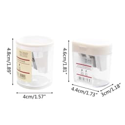 Portable Round-shpaed Manual Sharpener Fit for HB/2B/Soft/Hard Charcoal/Colored Pencil Makeups Pencil for Adults Student